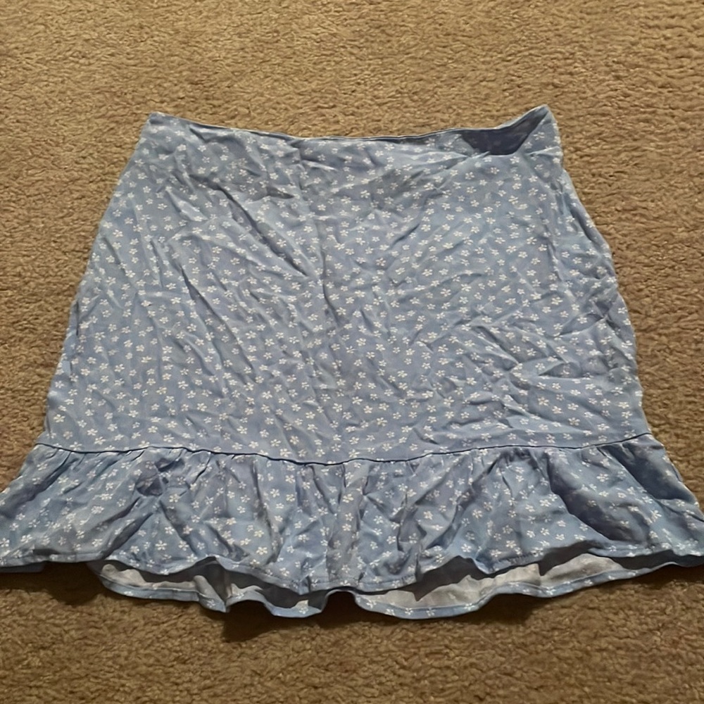 Blue floral LA Hearts skirt